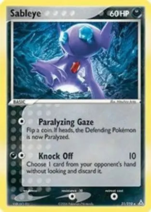 Sableye (31/110) (Stamped) [EX: Holon Phantoms] Pokémon