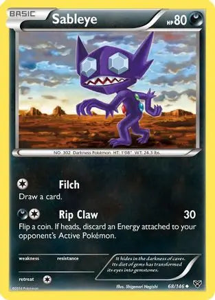 Sableye (68/146) [XY: Base Set] Pokémon