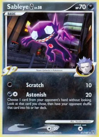 Sableye G (41/147) [Platinum: Supreme Victors] Pokémon