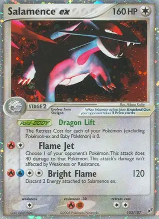 Salamence ex (103/107) [EX: Deoxys] Pokémon