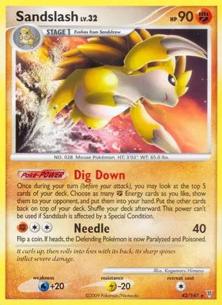 Sandslash (42/147) [Platinum: Supreme Victors] Pokémon