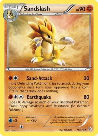 Sandslash (79/149) [Black & White: Boundaries Crossed] Pokémon