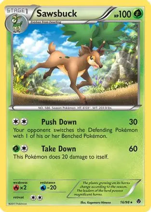 Sawsbuck (16/98) [Black & White: Emerging Powers] Pokémon