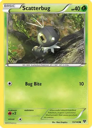 Scatterbug (15/146) [XY: Base Set] Pokémon