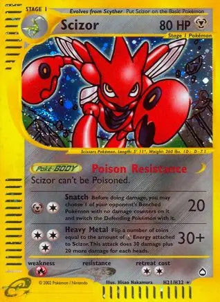 Scizor (H21) [Aquapolis] Pokémon