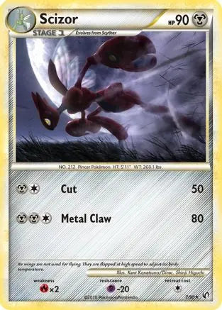 Scizor (7/90) [HeartGold & SoulSilver: Undaunted] Pokémon