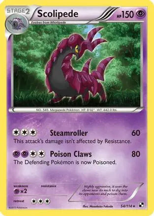 Scolipede (54/114) [Black & White: Base Set] Pokémon