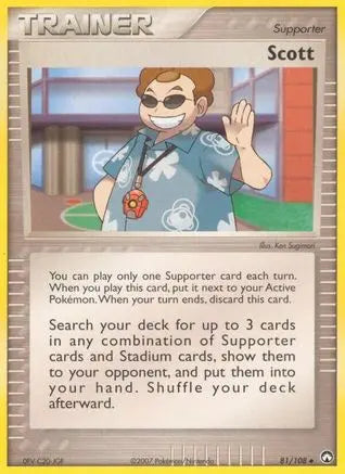 Scott (81/108) [EX: Power Keepers] Pokémon