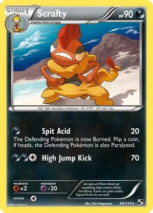 Scrafty (69/114) [Black & White: Base Set] Pokémon