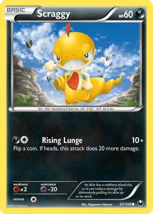 Scraggy (67/108) [Black & White: Dark Explorers] Pokémon