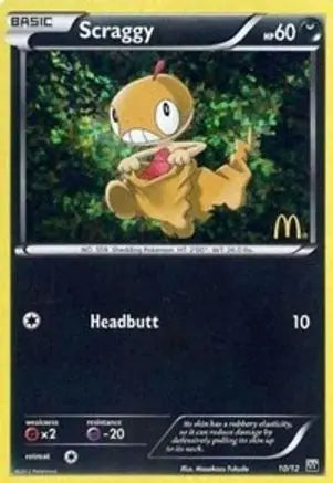 Scraggy (10/12) [McDonald's Promos: 2012 Collection] Pokémon