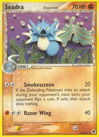 Seadra (22/101) (Delta Species) [EX: Dragon Frontiers] Pokémon