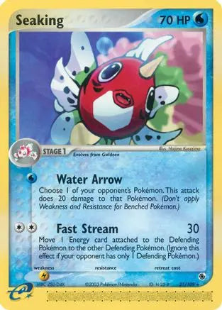 Seaking (21/109) [EX: Ruby & Sapphire] Pokémon