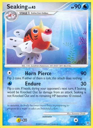 Seaking (43/147) [Platinum: Supreme Victors] Pokémon