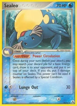 Sealeo (43/92) (Stamped) [EX: Legend Maker] Pokémon