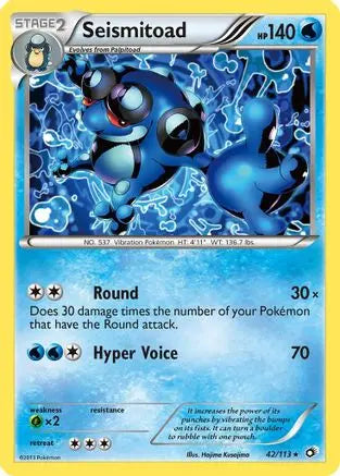 Seismitoad (42/113) [Black & White: Legendary Treasures] Pokémon