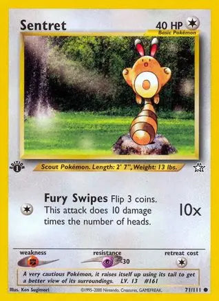 Sentret (71/111) [Neo Genesis 1st Edition] Pokémon