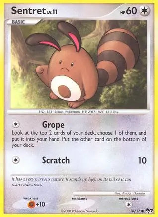 Sentret (16/17) [POP Series 7] Pokémon