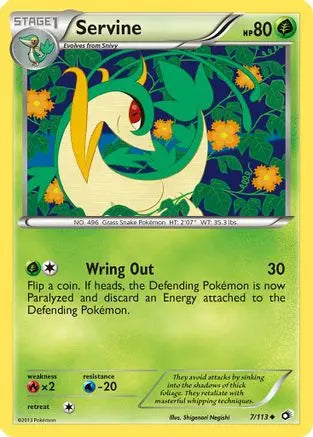 Servine (7/113) [Black & White: Legendary Treasures] Pokémon