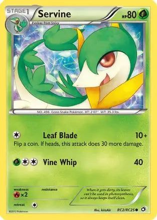 Servine (RC2/RC25) [Black & White: Legendary Treasures] Pokémon