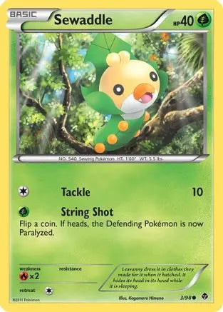 Sewaddle (3/98) [Black & White: Emerging Powers] Pokémon