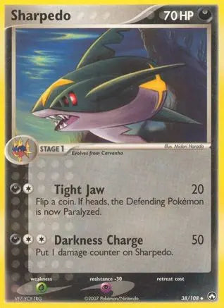 Sharpedo (38/108) [EX: Power Keepers] Pokémon