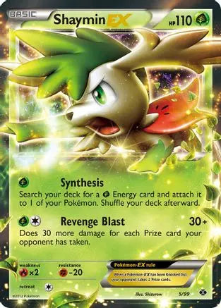 Shaymin EX (5/99) [Black & White: Next Destinies] Pokémon