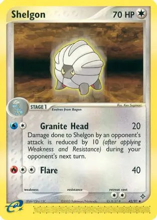 Shelgon (42/97) [EX: Dragon] Pokémon