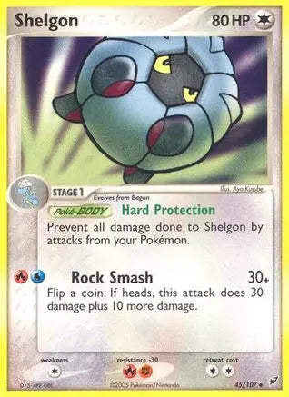 Shelgon (45/107) [EX: Deoxys] Pokémon