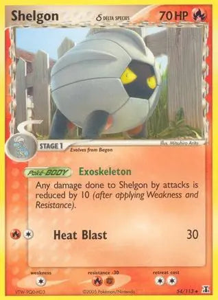 Shelgon (54/113) (Delta Species) (Stamped) [EX: Delta Species] Pokémon