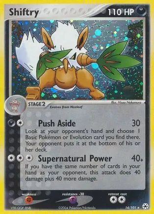 Shiftry (14/101) [EX: Hidden Legends] Pokémon