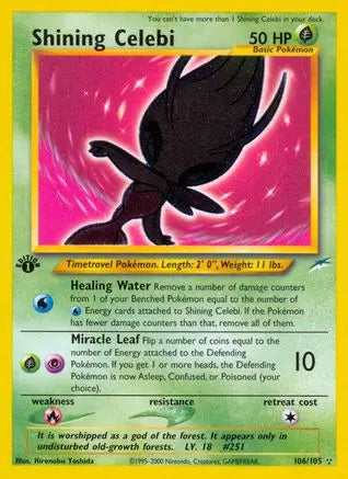 Shining Celebi (106/105) [Neo Destiny Unlimited] Pokémon