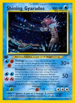 Shining Gyarados (65/64) [Neo Revelation Unlimited] Pokémon