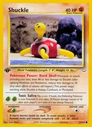 Shuckle (51/64) [Neo Revelation 1st Edition] Pokémon