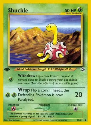 Shuckle (72/111) [Neo Genesis 1st Edition] Pokémon