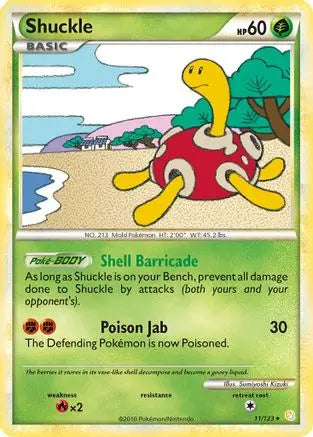 Shuckle (11/123) [HeartGold & SoulSilver: Base Set] Pokémon
