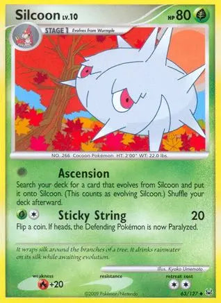 Silcoon (63/127) [Platinum: Base Set] Pokémon
