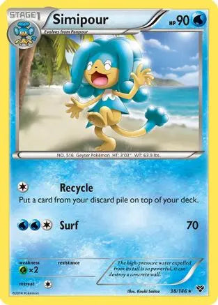 Simipour (38/146) [XY: Base Set] Pokémon