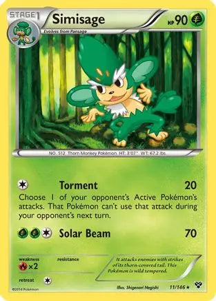 Simisage (11/146) [XY: Base Set] Pokémon