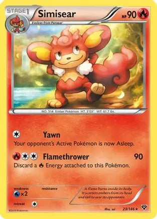 Simisear (23/146) [XY: Base Set] Pokémon