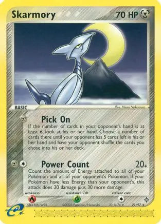 Skarmory (21/97) [EX: Dragon] Pokémon
