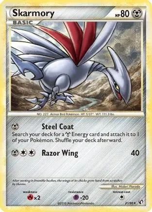Skarmory (21/90) [HeartGold & SoulSilver: Undaunted] Pokémon