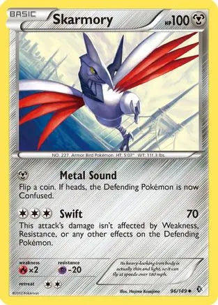 Skarmory (96/149) [Black & White: Boundaries Crossed] Pokémon
