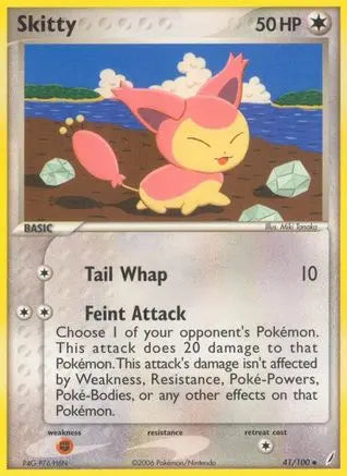 Skitty (41/100) [EX: Crystal Guardians] Pokémon