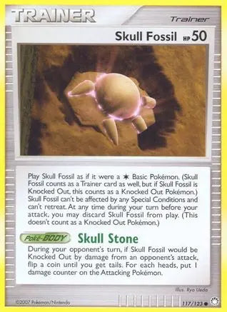 Skull Fossil (117/123) [Diamond & Pearl: Mysterious Treasures] Pokémon