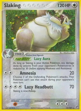 Slaking (15/107) [EX: Deoxys] Pokémon