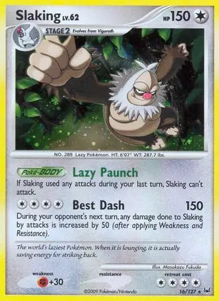 Slaking (16/127) [Platinum: Base Set] Pokémon