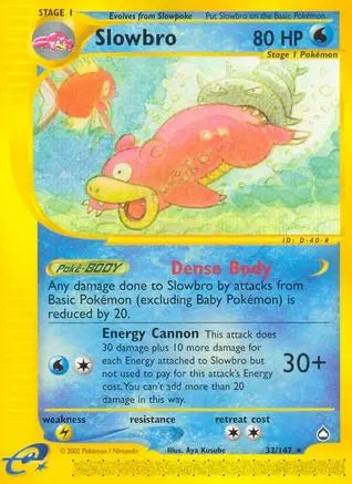 Slowbro (33/147) [Aquapolis] Pokémon