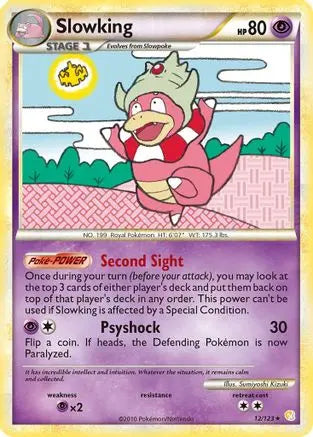 Slowking (12/123) [HeartGold & SoulSilver: Base Set] Pokémon
