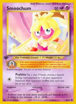 Smoochum (54/64) [Neo Revelation 1st Edition] Pokémon